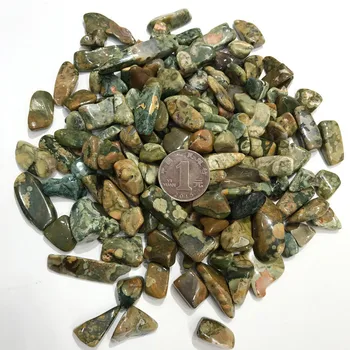 5-7mm 100g Naturlige Ocean Jaspis Agat Grus, Sten Poleret Prøve Helbredende Sten Naturlig Kvarts Krystaller, Mineraler