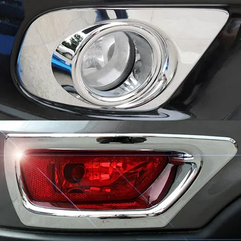 AX Front Bag Tåge Lys Foglight Lampe Krom Dækker Bil Styling Til Dodge Rejse Fiat Freemont 2011 - 2018 2016 2017