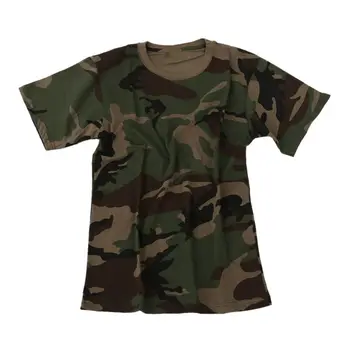 Sommeren Udendørs Jagt Camouflage T-shirt Mænd Åndbar Bekæmpe T-Shirt Dry Sport Camo Udendørs Camp Tees JG XXL