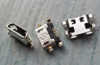 100pcs Nye Mikro-USB-stik stik til Lenovo A708t S890 / Alcatel 7040N