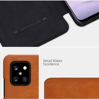 Samsung Galaxy Note 10 Lite Nillkin Qin Flip Læder Case Business Slank Telefon Cover til Samsung Galaxy Note10 Lite Note10+