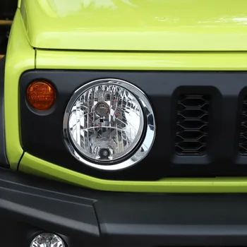 For Suzuki Jimny 2019+ Bil Foran Lampe, Dekoration Ring Trim Styling Udvendigt Auto Lister