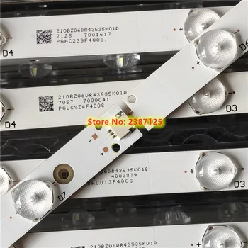 Nye LED-baggrundsbelysning GJ-2K15-XM-D2P5C1-490-D611-L R for Philip 49PUF6701 49PUH4900 TPT490U2-EQYSH LBM490E0501 LBM490E0602