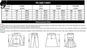 YG Kvinder Turn Down Krave Chiffon Skjorte Ny Mode Kæde Print Pachwork Kvinder Toppe og Bluse Harajuku Bandage Boho Femme Top