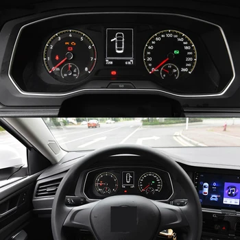 Bil TPU Instrument Panel Hærdet Film Skærm Beskyttelses Film Hærdet Skærm Protektor Til Volkswagen VW Jetta MK7 2019 2020