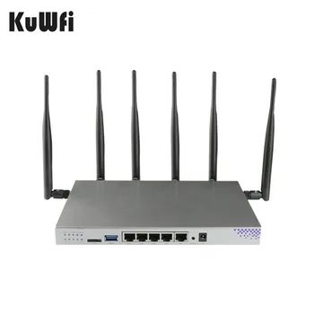 KuWFi 1200Mbps Trådløse Router Openwrt 3G/4G LTE Wifi Router Dual-band-Router Wifi Repeater Med SIM-Kort Slot&RJ45Ports
