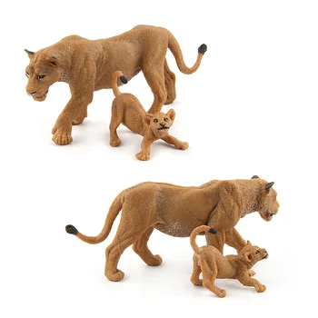Vilde Afrikanske Løve Dyr Model Legetøj Pædagogiske Kognition Junglens Dyr Model, Legetøj Til Børn, Action Figurer, Børn, Dreng Gave