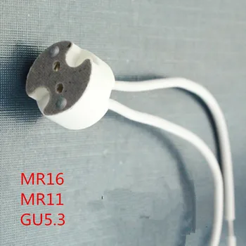 10stk/pakke GU10/MR16/MR11/GU5.3/G5.3 pære bund LED pære aldrende test base keramiske base høj temperatur modstand!