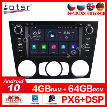 Android-10.0 4+64GB PX6 Bil DVD-afspiller Seks core CPU Til BMW E90 E91 E92 E93 bilen Multimedia-Afspiller, Auto radio båndoptager