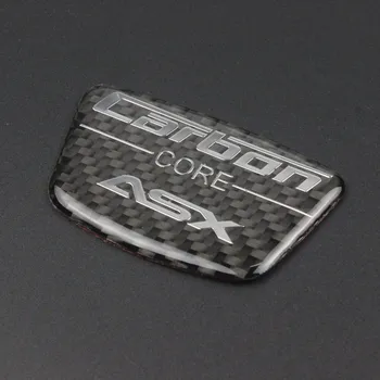 1stk Bil 3D carbon fibre Klistermærker Fender Kuffert Logo Badge Mærkat Dekoration Passer til fiat 500 500x Mitsubishi ASX Tilbehør