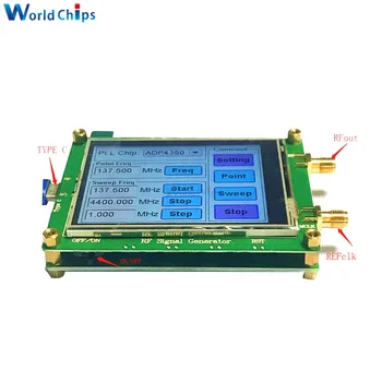 35-4400M ADF4350 ADF4351 RF-Signal Generator Wave/ Punkt Frekvens Bølgeform Touch-Skærm, LCD-Display Kontrol