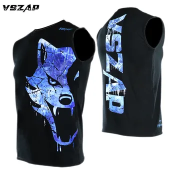 VSZAP IS og ILD-Boksning, MMA T-Shirt Fitness t-Shirt Kæmper Kæmper Kampsport, Fitness Uddannelse Muay Thai T-Shirt Mænd Homme