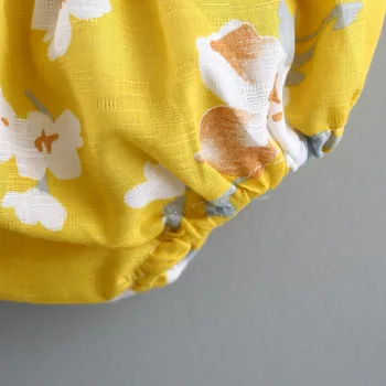 NY Nyfødte Baby Piger Tøj Ærmeløs Kjole+Trusser 2STK Outfits Sæt Kirsebær Blomster Printede Sæt Tøj Sommeren Sunsuit 0-24M