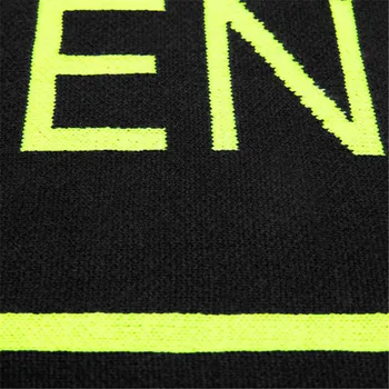 Nye Tørklæde for Efteråret og Vinteren Z Familier i Europa og Amerika in2018,Neon grønne bogstaver jacquard cashmere-lignende Tørklæde Sjal