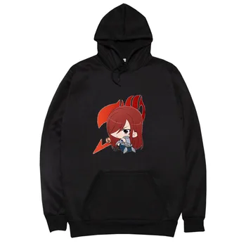 Anime Fairy Tail 3D Printet Trøjer med Lange Ærmer Overtøj Hætteklædte Sport Sweatshirt Nyhed Fashion Hip Hop Casual Pullover Toppe
