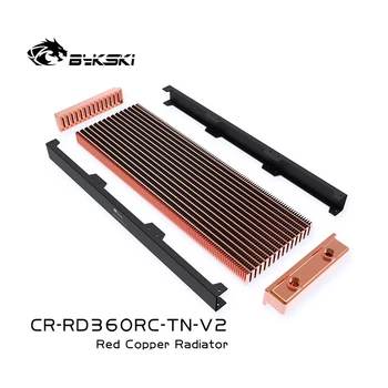 Bykski Copper 360mm Radiator RC-Serien High-performance Varmeafledning 30mm Tykkelse for 12cm Blæser Køligere, CR-RD360RC-TN-V2