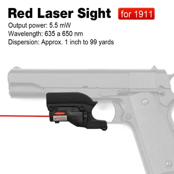 PPT Billige Laser-Syn militære tilbehør laser sigte rød Laser sigte til 1911 Pistol for rifle anvendelsesområde for jagt HK20-0022