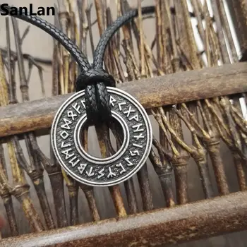 1pcs viking amulet the runes Rune necklace JEWELRY SanLan