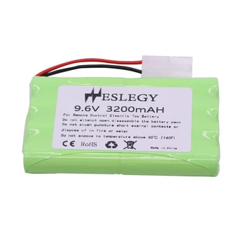 3PCS 9,6 V 3200mAh NI-MH Batteri til RC Toy El-toy sikkerhed faciliteter el-toy AA 9,6 v batteri SM/EL-2P/JST/Stik