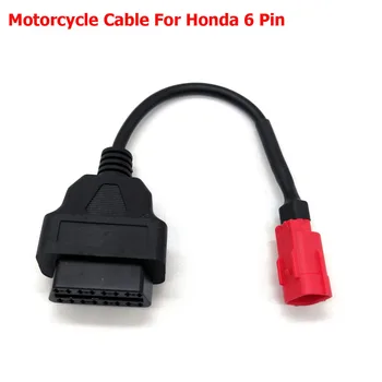 OBD Motorcykel Kabel Til Honda 4-Pin/6pin Stik Kabel Diagnostiske Kabel 4Pin til OBD2 16 pin Adapter