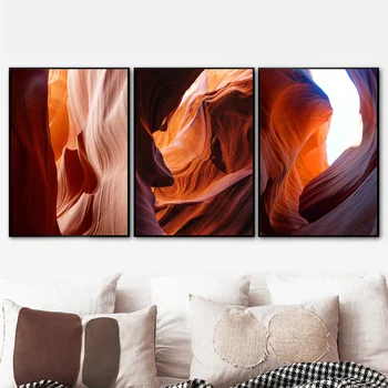 Væg Kunst, Lærred Maleri Grand Canyon Red Rock Nordiske Plakater Og Prints Dekoration Væg Billeder Til Stuen Club Bar, Salon