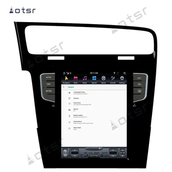 Android 9.0 Tesla style Bil GPS Navi mms Til Volkswagen/VW golf 2010-2018 auto stereo radio, båndoptager Ingen DVD-hovedenheden