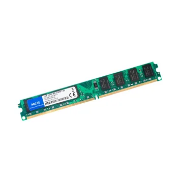 MLLSE Ny Forseglet DIMM DDR2-800 mhz 4GB(2GBX2Pieces) PC2-6400 hukommelse til Stationære RAM,god kvalitet!