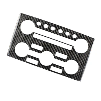 For nissan GTR R35 Carbon Fiber Aircondition CD-Panel Dekorative Dække Trim Indvendigt Tilbehør Bil Styling 3D Klistermærke