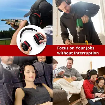 Støjreduktion Sikkerhed høreværn, Skytter høreværn høreværn , Støj Annullering Hovedtelefoner høreværn til Optagelse