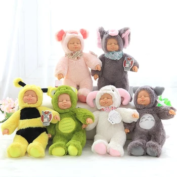 Bee Cute Baby Doll Kawaii gris Dukke Plys Får Lyserøde Gris Toy Udstoppede Dyr Dukke Børn Legetøj af Høj Kvalitet Slip-Skib