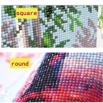 DIY Diamant Broderi Hele familien Fuld Square/runde Diamant Maleri Cross Stitch Kit Mosaik Home Decor