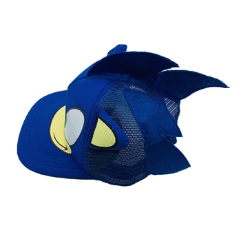 2020 Søde Populære Dreng Sonic Tegnefilm Unge Justerbar Baseball Hat Cap Toppede Cap Blå Til Drenge Hot Sælgende Cosplay Hovedbeklædning
