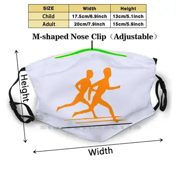 Atletik Genanvendelige Munden Ansigt Maske Med Filtre Børn Atletics 1 Sport 2 Aktion 3 Atletic 4 Atletismo 5 Deporte 6 Løb 7