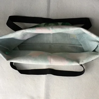 Sød Kat Print Tote Taske Til Kvinder Tilpasset Sengetøj Håndtaske Folde Genanvendelige Indkøbsposer Rejser Skole Skulder Taske