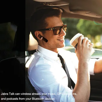 Jabra Talk Øre-krog Trådløse Headset Bluetooth Hovedtelefoner Business Øretelefoner HD Voice med Mikrofon til Håndfri i Bilen