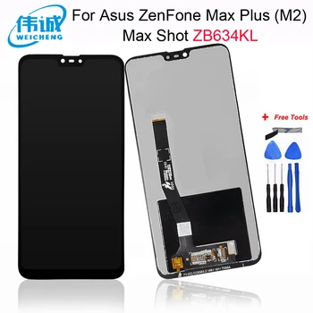 For Asus Zenfone Antal Skud LCD-ZB634KL LCD-Skærm Touch screen Digitizer Assembly Erstatning For Asus Max Plus (M2) ZB634KL LCD -