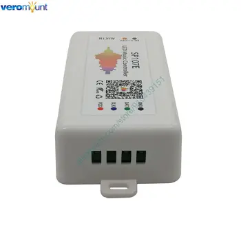 LED-Akkord SP107E Musik, LED Controller Bluetooth Andorid iOs APP Control DM5-24V for WS2812 SK6812 Pixel Adresserbare LED Strip
