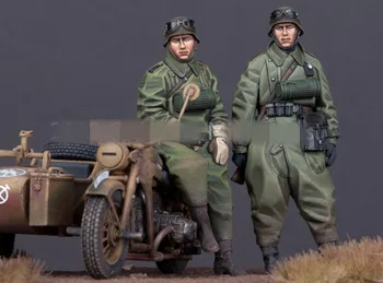 1/35 Harpiks Figur Model Kits WW2 TYSKE Soldater Usamlet umalet