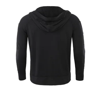Militær Taktisk Hættetrøjer Mænd Casual Mode Pels Hoody Sweatshirt Lynlås Cardigan Sweater