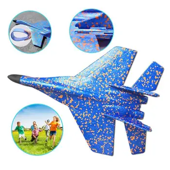 43 CM Skum Fly Hånd Smide Fly, der Flyver Fly Fighter Lanceringen Flyve Flyet Børn Sjove Puzzle-Model Toy Gave til Børn