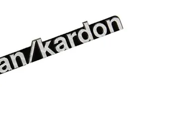 50X harman/kardon Hi-Fi-Højttaler Højttaler 3D Aluminium Badge mærkat Emblem stereo 43x5mm