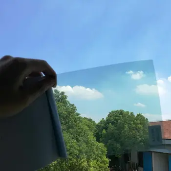 0,1 mm Lys Blå Bil Hjem Window Film 70%VLT Nano Keramisk Sol Nuance Glas ridsefast Film bil solsejl film Bred:0,5 m