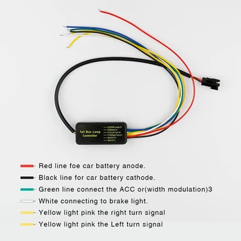 SNCN Kuffert Strip Light LED Bil Dynamisk Streamer baglygter Til Kia Rio Picanto Ceed Cerato Optima Stonic Sjæl Niro Sportage