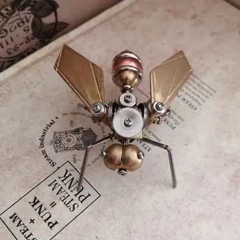 3D Metal Mekanisk Insekt Kunsthåndværk Mekanisk Model for Home Decor - Fly