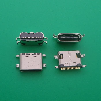 100PCS/MASSE Mikro-USB-STIK 3.1 Type-C 16pin SMD 90 Graders hun Stik Til Mobiltelefon Opladning Port-Stikket
