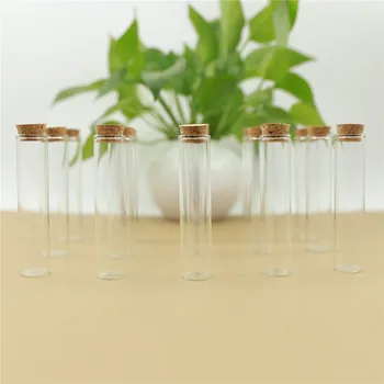 50stk/masse Mini Glas Flaske 22*100mm 25 ml Reagensglas korkprop Spice Flasker Container Lille DIY Glas Hætteglas Små Flasker, glas