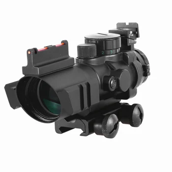 4 X32 Acog Riffelsigte 20mm Svalehale Refleks Optik Anvendelsesområde Taktisk Blik For Jagt Riffel Hardball Sniper Forstørrelse Luft Pistol Party