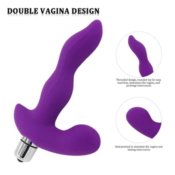 EXVOID G-spot Massager Klitoris G-punkt Anal Triple Stimulere Flirt Sex Shop Dildo Vibrator Silikone sexlegetøj for Par