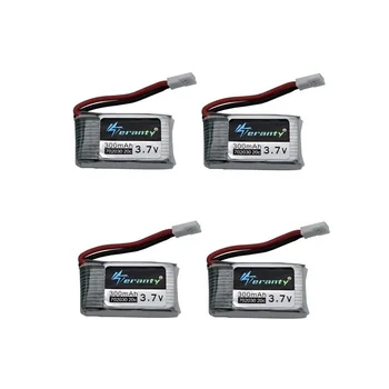 Lipo batteri Til E55 FQ777 FQ17W DFD F180 FY530 U816 U816A U830 X100 3,7 V 300mAh Batteri Oplader Til Syma X11 H107 S39-1 HD-1306