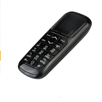 V2 Quad Band Bluetooth-Dialer Mini Mobiltelefon 0.66 Tommer Enkelt SIM-Kort, FM-Radio, Mobiltelefon(Ikke Understøtter Hukommelseskort)